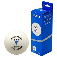 ヴィクタス VICTAS VP40+3スター 3球入り 卓球 ボール 015000