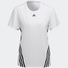 アディダス adidas TRAINICONS スリーストライプス 半袖Tシャツ（レディース） HC2755