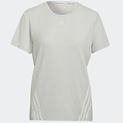 アディダス adidas TRAINICONS スリーストライプス 半袖Tシャツ（レディース） HC2759