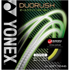 ヨネックス YONEX デュオラッシュ (ハイブリッド 5角形ポリxモノ) 1.25x1.25 ソフトテニス ガット SGDR-400