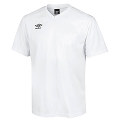 アンブロ UMBRO Jr ゲームシャツ（ワンポイントデザイン）（ジュニア）半袖 サッカー UAS6307J-WHT