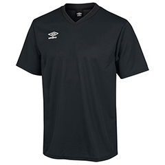 アンブロ UMBRO ゲームシャツ（ワンポイントデザイン）（メンズ）半袖 サッカー UAS6307-BLK