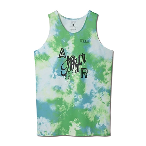 アクター AKTR MIXTURE TIEDYE TANK メンズ タンクトップ