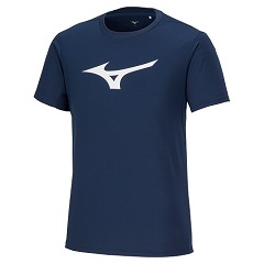 ミズノ MIZUNO Tシャツ (ビッグRBロゴ) テニス・バドミントン ユニセックスウェア 32MAA155-14