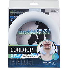クーループ COOLOOP ネックリング ライトグレー Lサイズ 40037