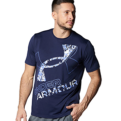 アンダーアーマー UAテック ショートスリーブTシャツ 〈エクストララージロゴ〉（トレーニング/MEN）