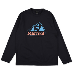 マーモット Marmot Classic Logo Long Tee（メンズ）長袖Tシャツ TSFMC208-BLK