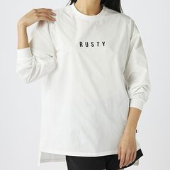 XeB RUSTYiK\f UVTVcWMNS RASH GUARD924464-WHT