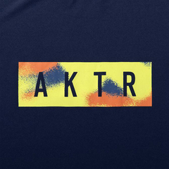 AN^[ AKTR SCRIBBLE BOX LOGO SPORTS TEE oXPbg{[ YEFA 124-018005-nv