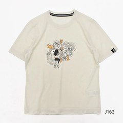 Super Natural X[p[i` W FLOWERS PRINTED TEE x HONAMI TSUBOI tBbglX K  (fB[X) SNWJ10192-J162