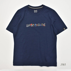 Super Natural X[p[i` W FLOWERS PRINTED TEE x HONAMI TSUBOI tBbglX K  (fB[X) SNWJ10193-J161