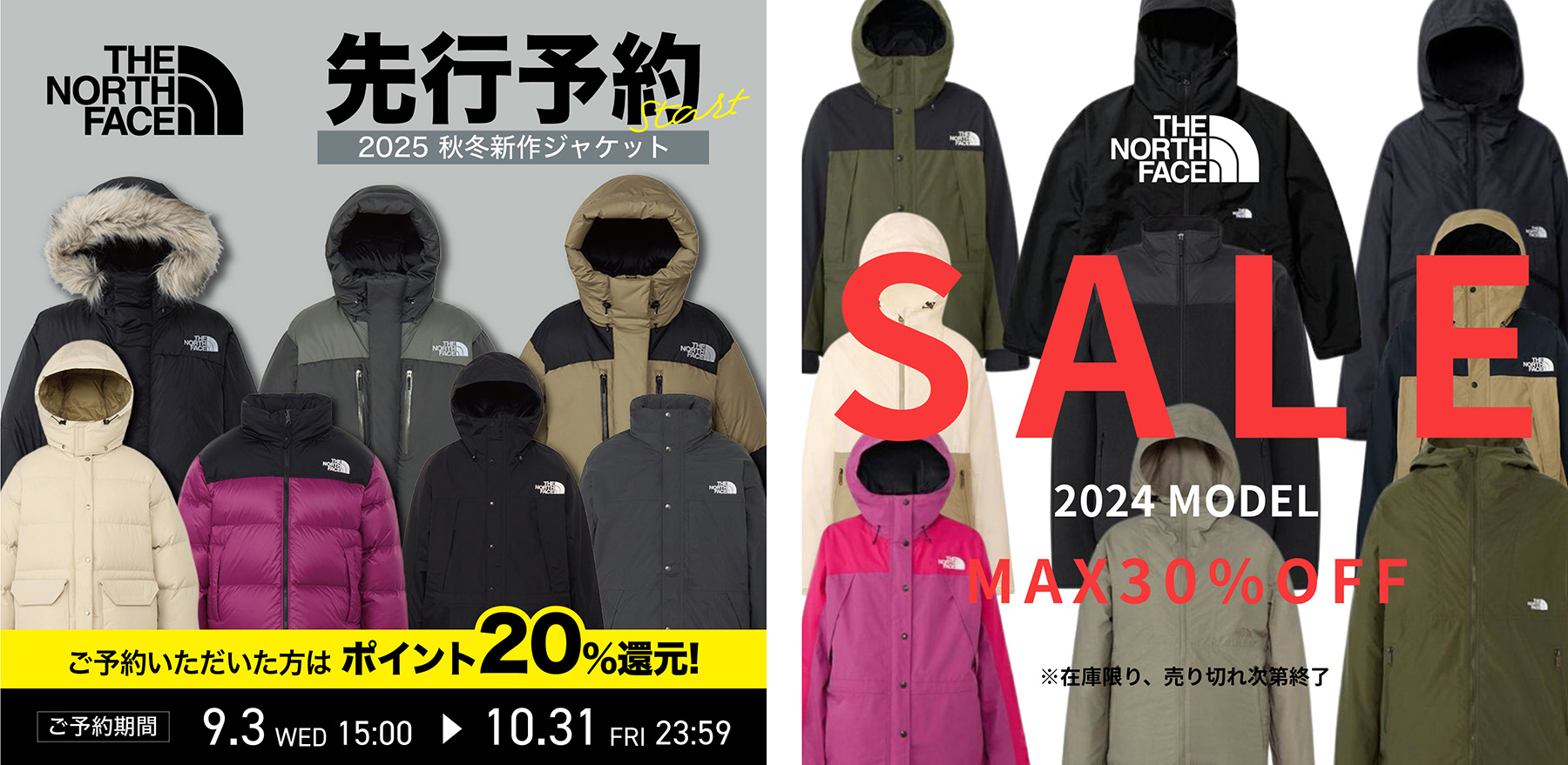 THE NORTH FACE メインビジュアル