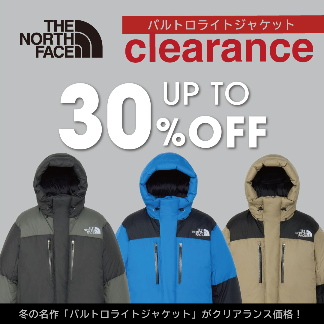 ノースフェイス バルトロライトジャケット クリアランスセール