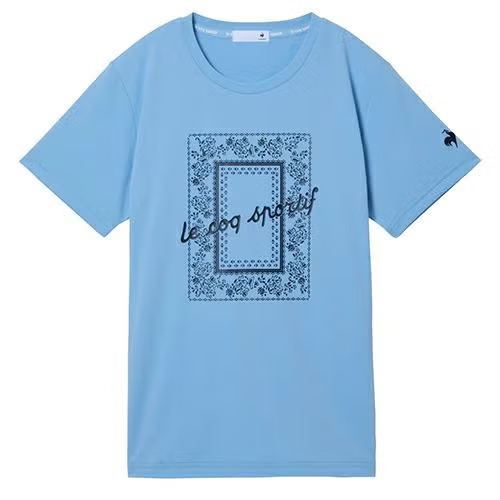 ルコックスポルティフ サンスクリーンスムースニット半袖Tシャツ LT6SHT03L-BL00